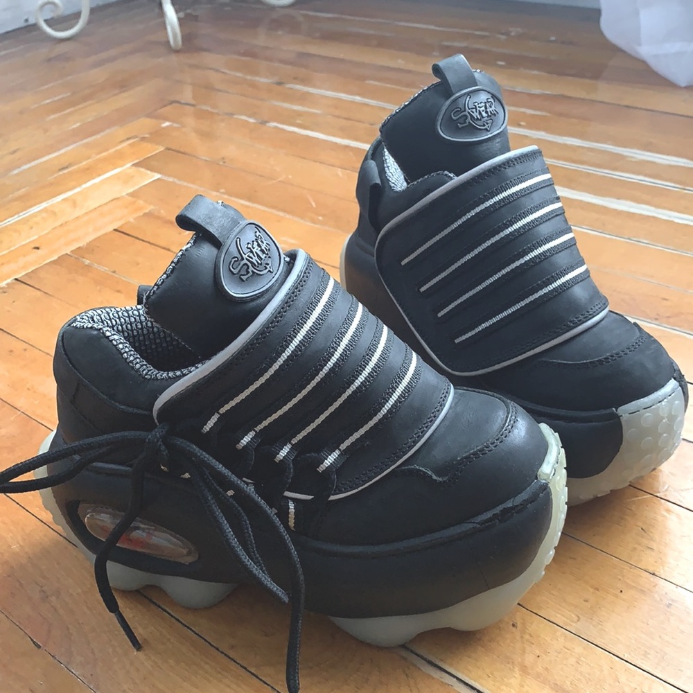 Swear London ☠️🖤😱 Amazing Cyber goth Platform sneakers Y2K RaRE